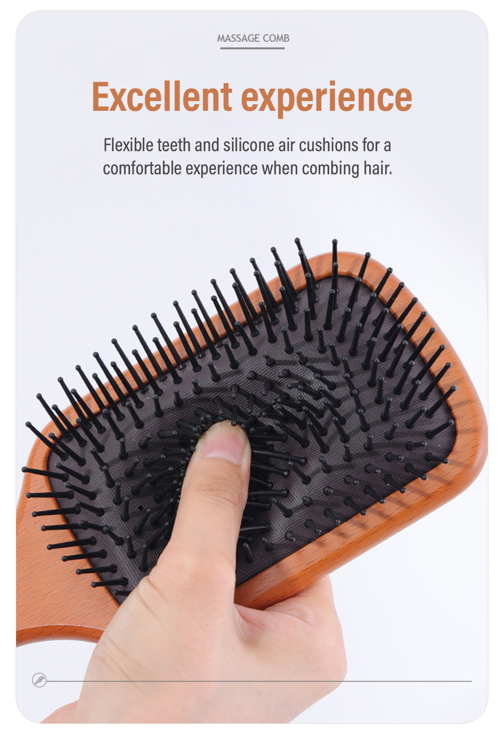 Air Cushion Wooden Hair Styling Comb-6